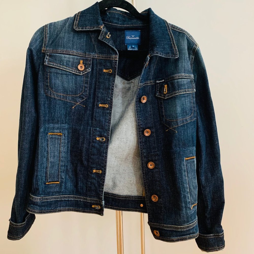 Facconable Vintage Denim Jacket - image 1
